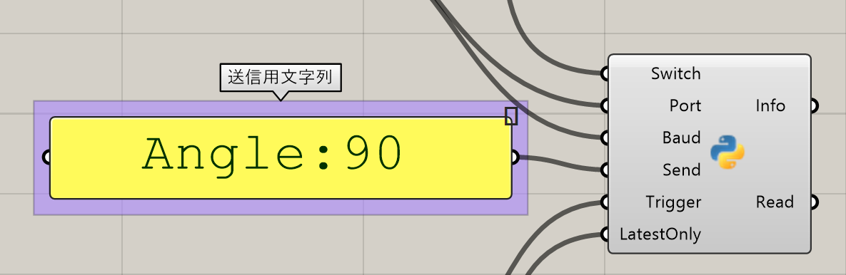 マイコンとの通信用コンポーネント