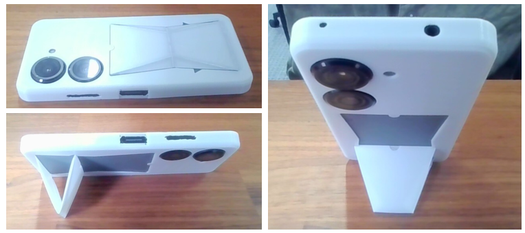 The 3D-printed smartphone case
